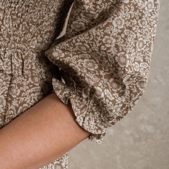 NWT Neuflora capetown brown floral dress - Picture 5 of 9